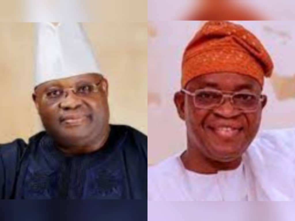 Adeleke PDP and Oyetola APC