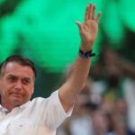 Brazil's President Jair Bolsonaro attends the launching ceremony to officially become a candidate for the presidential re-election, in Rio de Janeiro, Brazil July 24 2022. REUTERS/Ricardo Moraes