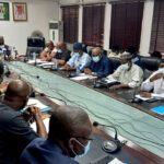 The Minister of Labour and Employment, Chris Ngige, at a reconciliatory meeting between the Federal Government and ASUU in Abuja.