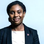 An undated handout photograph released by the UK Parliament shows Conservative MP for Saffron Walden, Olukemi Badenoch, posing for an official portrait photograph at the Houses of Parliament in London. (Photo by Chris McAndrew / UK PARLIAMENT / AFP)