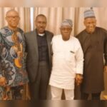 Peter Obi, Oseloka Obaze, President Olusegun Obasanjo and Datti Baba-Ahmed