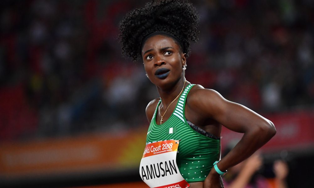 Photo Nigeria's Tobi Amusan sets hurdles world record in semi