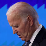 US President Joe Biden participates in the CNN Presidential Debate