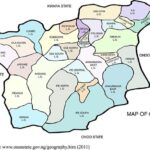 Map Osun State Nigeria