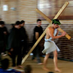 The Easter Passion Play at Patrician Brothers School in Fairfield west of Sydney, Australia.