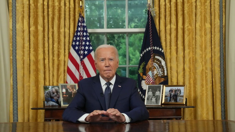 US President Biden addresses the nation