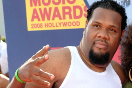 DJ Fatman Scoop arrives at the 2008 MTV Video Music Awards held at Paramount Pictures Studio Lot in Los Angeles [File:Chris Pizzello/AP]