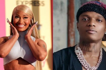 Nicki Minaj confessed that she loves Wizkid, sharing her admiration for the Nigerian artist.