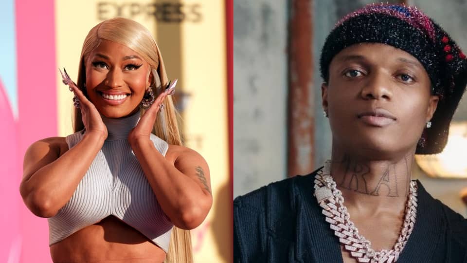 Nicki Minaj confessed that she loves Wizkid, sharing her admiration for the Nigerian artist.