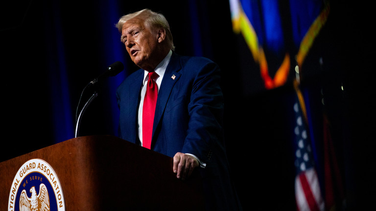 Republican presidential nominee, former U.S. President Donald Trump. © Emily Elconin/Getty Images