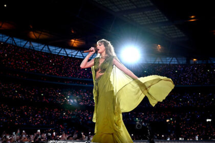 FILE PHOTO. Taylor Swift performs onstage during her Eras Tour © Gareth Cattermole; TAS24; Getty Images for TAS Rights Management