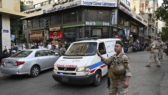 FILE PHOTO: An ambulance in Beirut, Lebanon on September 17, 2024. © Houssam Shbaro / Anadolu via Getty Images