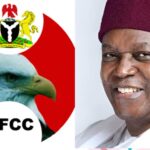 EFCC logo and former Taraba Governor Darius Ishaku