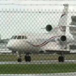 File photo: A Dassault Falcon 900EX allegedly used by Venezuelan President Nicolas Maduro © Social media