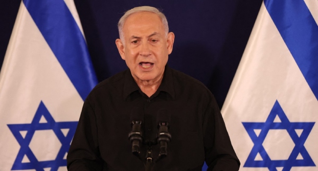 (FILES) Israeli Prime Minister Benjamin Netanyahu (Photo by Abir SULTAN / POOL / AFP)