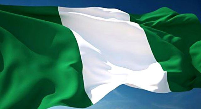 A file photo of the Nigerian flag