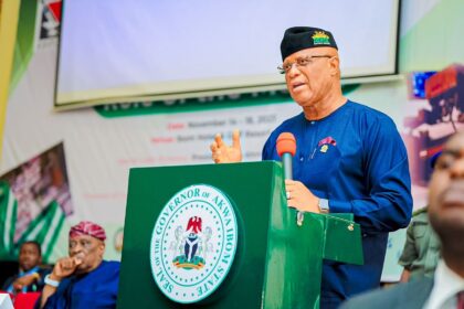 Akwa Ibom State governor, Pastor Umo Eno