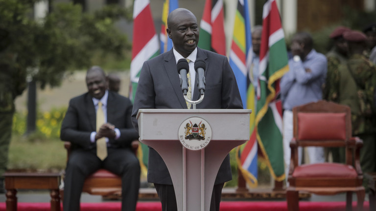 Deputy President of Kenya Rigathi Gachagua. © AP Photo/Brian Inganga