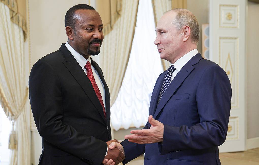 Ethiopian Prime Minister Abiy meets Russian