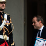 French Defense Minister Sebastien Lecornu pictured at the Elysee Palace in Paris on October 10, 2024. © Andrea Savorani Neri/NurPhoto via Getty Images