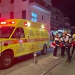 Healthcare professionals are deployed to the scene after armed attack in Jaffa, Israel on October 01, 2024. There were reportedly dead and wounded in the attack. © Magen David Adom/Getty Images