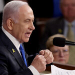 Israeli Prime Minister Benjamin Netanyahu on July 24, 2024 in Washington, DC © Justin Sullivan/Getty Images