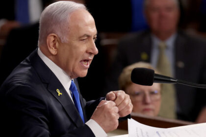 Israeli Prime Minister Benjamin Netanyahu on July 24, 2024 in Washington, DC © Justin Sullivan/Getty Images