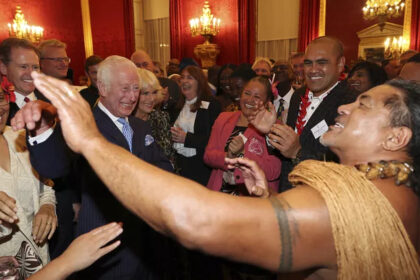 King Charles and Queen Camilla hosted a Commonwealth reception at London's St James's Palace