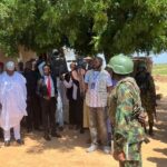 Minister of State for Defence, Bello Matawalle addressing troops in Sokoto on Thursday, October 10, 2024