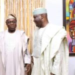 Former President Olusegun Obasanjo and Atiku Abubakar