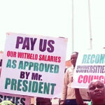 SSANU and NASU members protest non-payment of withheld salaries