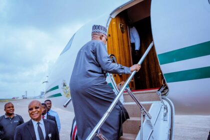 Nigeria’s Vice President, Kashim Shettima, is set to depart Abuja