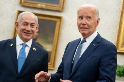 US President Joe Biden meets Israeli Prime Minister Benjamin Netanyahu in the White House on July 25, 2024. © Andrew Harnik / Getty Images