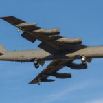 A US Air Force B 52 bomber.