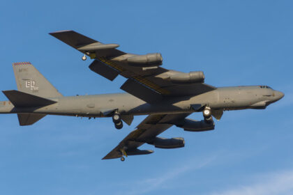 A US Air Force B 52 bomber.