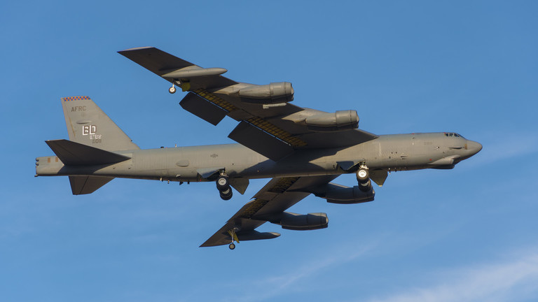 A US Air Force B 52 bomber.