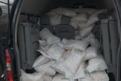 Bags of rice and garri meant to be palliatives from the Federal Government for the people of the state