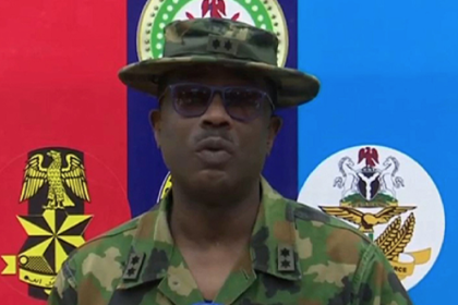 Director, Media Operations, DHQ,, Maj. Gen. Edward Buba