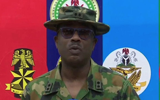 Director, Media Operations, DHQ,, Maj. Gen. Edward Buba