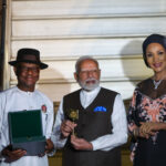 At the Nnamdi Azikiwe International Airport, the Prime Minister was warmly received by Nyesom Wike, Minister of the Federal Capital Territory, and Bianca Odimegwu-Ojukwu, Minister of State for Foreign Affairs.