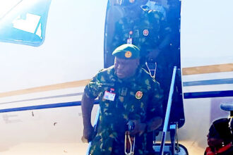 Lieutenant General Oluyede is in Sokoto