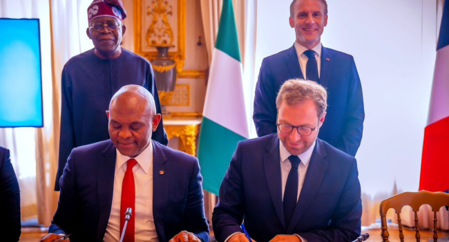 Nigeria, France Sign Intent Letters On Infrastructure, As Zenith Bank Opens Paris Branch