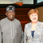 President Bola Tinubu and IMF chief, Kristalina Georgieva