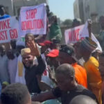 Residents of Ruga, a settlement along Airport Road, Abuja, took to the streets