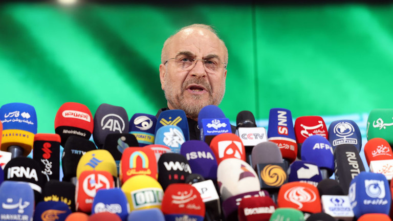 FILE PHOTO: Speaker of the Parliament of Iran Mohammad Bagher Ghalibaf. © Getty Images / Meghdad Madadi ATPImages