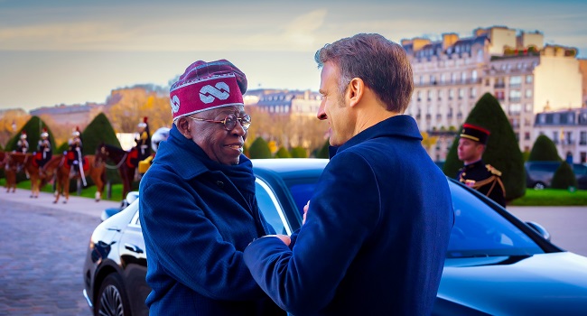 President Macron Welcoming President Tinubu to France