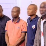 The suspects are accused of criminal conspiracy, forgery of official documents, job racketeering, impersonation and obtaining money under false pretence. Credit: Police.