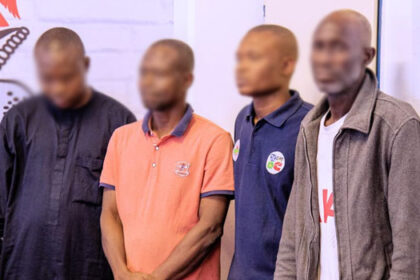 The suspects are accused of criminal conspiracy, forgery of official documents, job racketeering, impersonation and obtaining money under false pretence. Credit: Police.