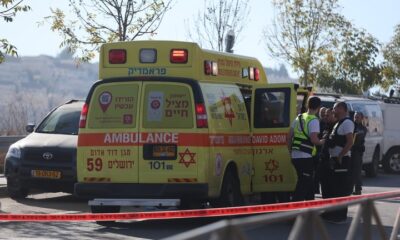 FILE PHOTO: An Israeli ambulance responding to an incident in East Jerusalem. © Saeed Qaq / Anadolu via Getty Images