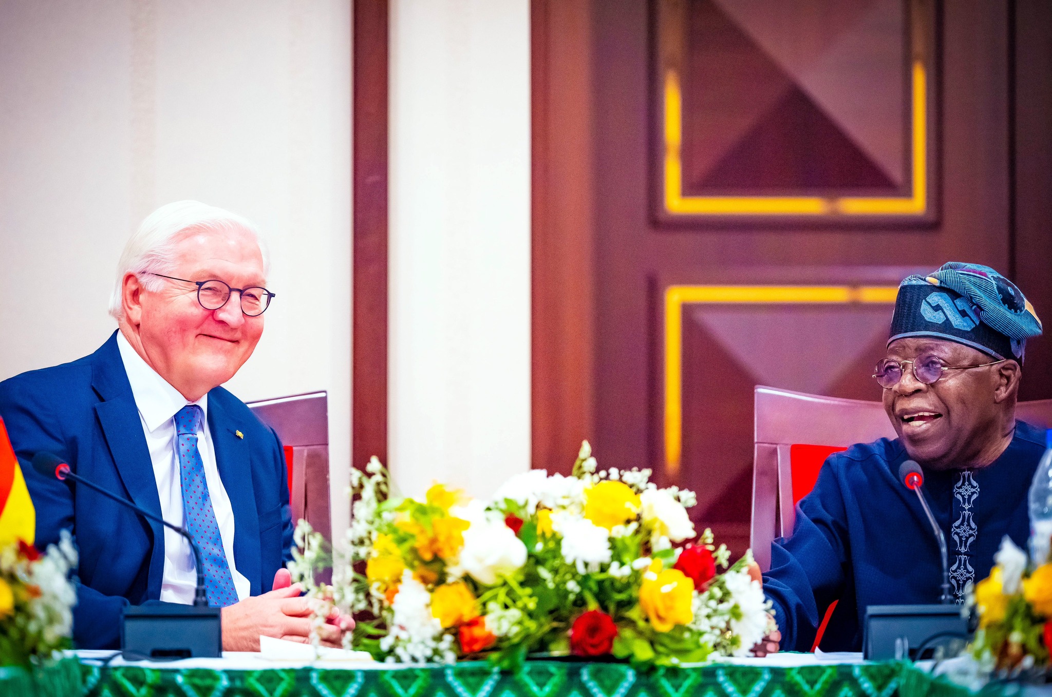 German President Frank Walter Steinmeier And President Bola Tinubu